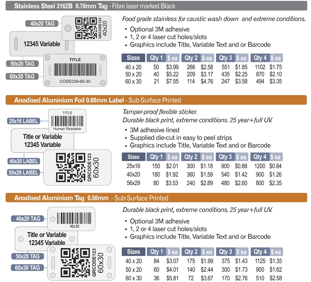 MetalImage AssetLabels Pricing24 - Asset Labels & Tags